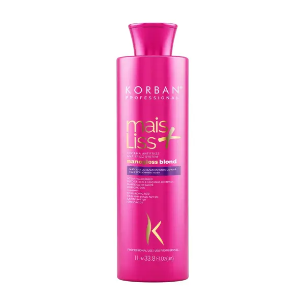 KORBAN Mais Liss Blond Care Kit – Realignment, Deep Cleansing & Cationic Balm